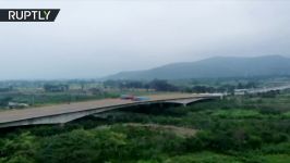 RAW Venezuela blocks border bridge to stop US backed ‘humanitarian aid’