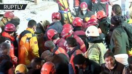 Rescue op ongoing At least 12 people pulled after building collapse in Istanbul