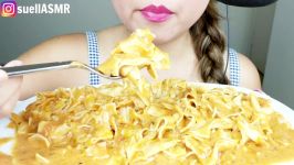 No Talking ASMR Creamy Tomato CHEESY Egg Noodles 먹방 Eating Sounds