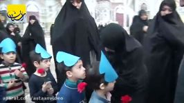 حضور دختر امام خمینیس، خانم دکتر مصطفوی در حرم مطهر امام راحل