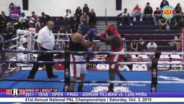 بوکس  مسابقات بوکس مردان ADRIAN TILLMAN vs. LUIS PENA