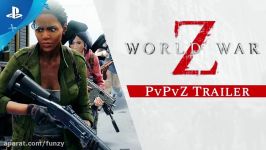 تریلر World War Z  Players vs Players vs Zombies