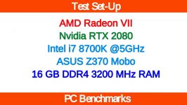 AMD Radeon VII vs Nvidia RTX 2080 Benchmarks