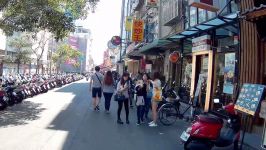 Walking around Taiwan Taichung  Yizhong St【台灣台中一中街】 4K