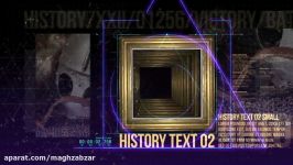 پروژه افترافکت روایت تاریخ قاب عکس History in Frames