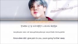 BTS JIMIN 지민  Promise 약속 Lyrics EngRomHan가사