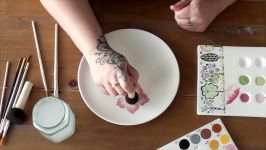 One Stroke Painting on Pottery Ceramics