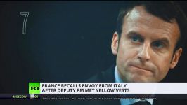 Spat over Yellow Vests France recalls ambassador from Italy