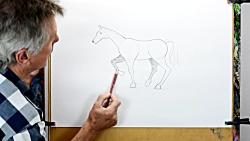 چطور میتونیم به سادگی یه اسب طراحی کنیم؟
