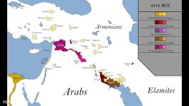 نقشه خاورمیانه باستان تا زمان هخامنشیان