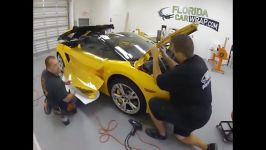 رنگ کردن لامبورگینی گالاردو lamborghini gallardo