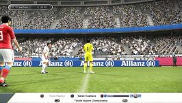 گرفتن توپ توسط دروازه بان خارج محوطه جریمه pes2013