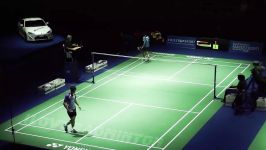 مسابقه بدمینتون بین Chou Tien Chen PARUPALLI Kashyap بصورت Nice Angle