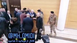 ورود محمدجواد ظریف وزیر امورخارجه جمهوری اسلامی ایران به بیروت پایتخت لبنان ۲۱ ب