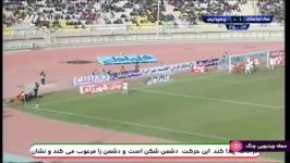 گل اول فولاد به پرسپولیسمهدی زبیدی