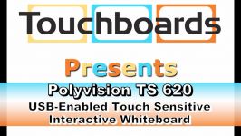 Polyvision TS620 USB Touch Sensitive Interactive Whiteboard