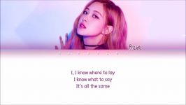 BLACKPINK ROSE EYES CLOSED Halsey Cover LYRICS کاور رزی بلک پینک لیریک