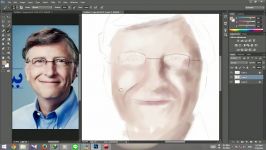 Bill Gates  Speed art  Digital Painting #Photoshop VahidGraphic