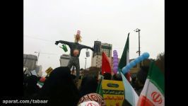 راهپیمایی 22 بهمن بدون حضور ،بدون غیاب پایه پنجم خانم ترابی