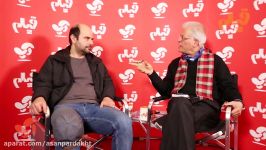 علی مصفا در حاشیه سی هفتمین جشنواره فیلم فجر