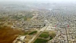 تصاویر پهپاد عملیات ارتش سوریه در جنوب دمشق
