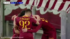 خلاصه بازی رم2 1پورتو،یک هشتم لیگ قهرمانان اروپا 19 2018