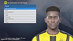 آموزش ساخت فیس دمبله برای pes 2017