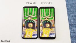 Honor View 20 vs Poco F1 SpeedTest Comparison