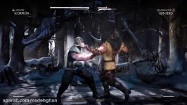 مبارزه اسکورپیون ساب زیرو mortal kombat x