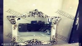 قاب آینه آرایشگاه  قاب آینه تورنج فایبرگلاس رولند