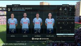 خلاصه بازی رایو واله کانو 0  1 اتلتیکو مادرید  هفته 24 لا لیگا اسپانیا