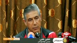 مصاحبه قطبی مرزبان پیش بازی فولاد نفت مسجدسلیمان