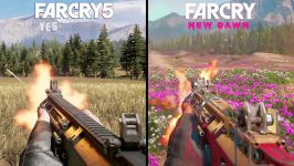 Far Cry New Dawn vs Far Cry 5  مقایسه