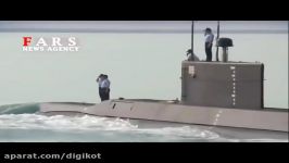رونمایی زیردریایی کلاس متوسط فاتح حضور رئیس جمهور