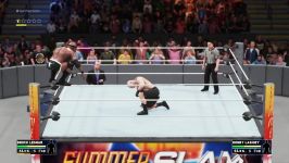 آخرین گیم پلی من wwe 2k18 بابی لشلی vs براک لزنر