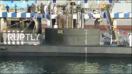 گزارش شبکه Ruptly رونمایی زیردریایی فاتح ایران
