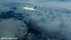 اسکورت هواپیمای «محمد بن سلمان»، ولیعهد سعودی توسط ۶ جنگنده پاکستانی