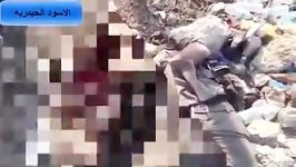 لحظه مرگ یک داعشی توسط دوربین داعش توسط حشدالشعبی