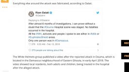 BBC Producer Admits Douma Chemical Attack Scene Was Fake BBC Does Not Dispute