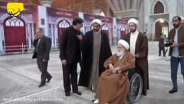 ادای احترام شیخ عیسی قاسم رهبر شیعیان بحرین به مقام شامخ امام راحل