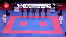 Kateryna Kryva  Serap Ozcelik  کاراته 1 دبی 2019  نهایی Kumite 50 KG