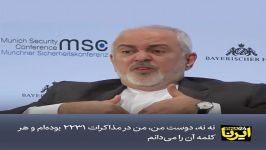 Zarif defends Iran missile program in Munich security confab
