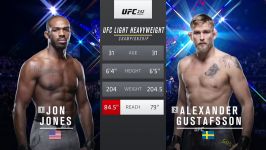 مبارزه  Jon Jones vs Alexander Gustafsson 2