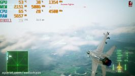 Ace Combat 7 بنچمارک بازی هواپیمایی جذاب