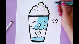 HOW TO DRAW A CUTE DRINK FROM STARBUCK HAPPY DRAWINGS