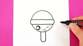 How to Draw a Lollipop Super Cute and Easy