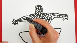 AMAZING DRAWING TRANSFORMATION How to turn the word SPIDER MAN