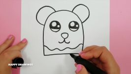 HOW TO DRAW A CUTE PANDA ICE CREAM  EASY DRAWING TUTORIAL