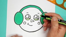 IN 5 MINUTES LEARN HOW TO DRAW CUTE SNOWMAN EMOJI  SUPER EASY