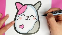 How to Draw a Super CUTE KITTEN EASY  SQUISHY MALLOW CAT